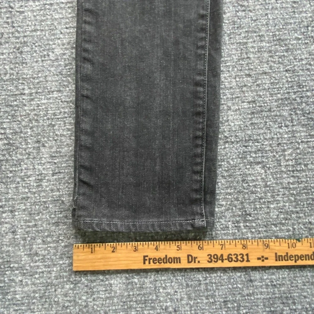 American Eagle Jeans Womens 8‎ Black 32x32 Slim Fit Whimsigoth Dark Minimalist